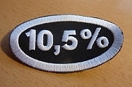 Aufnäher "10,5%"